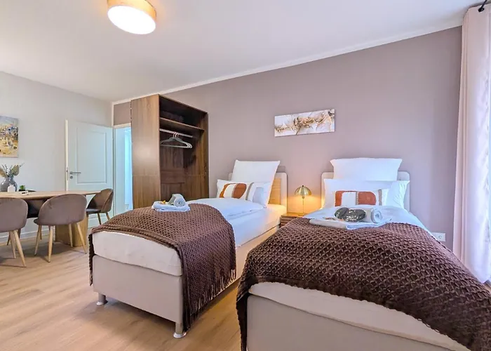 Westersuites - Mokka - Zentral 3br Küche Wlan Apartment